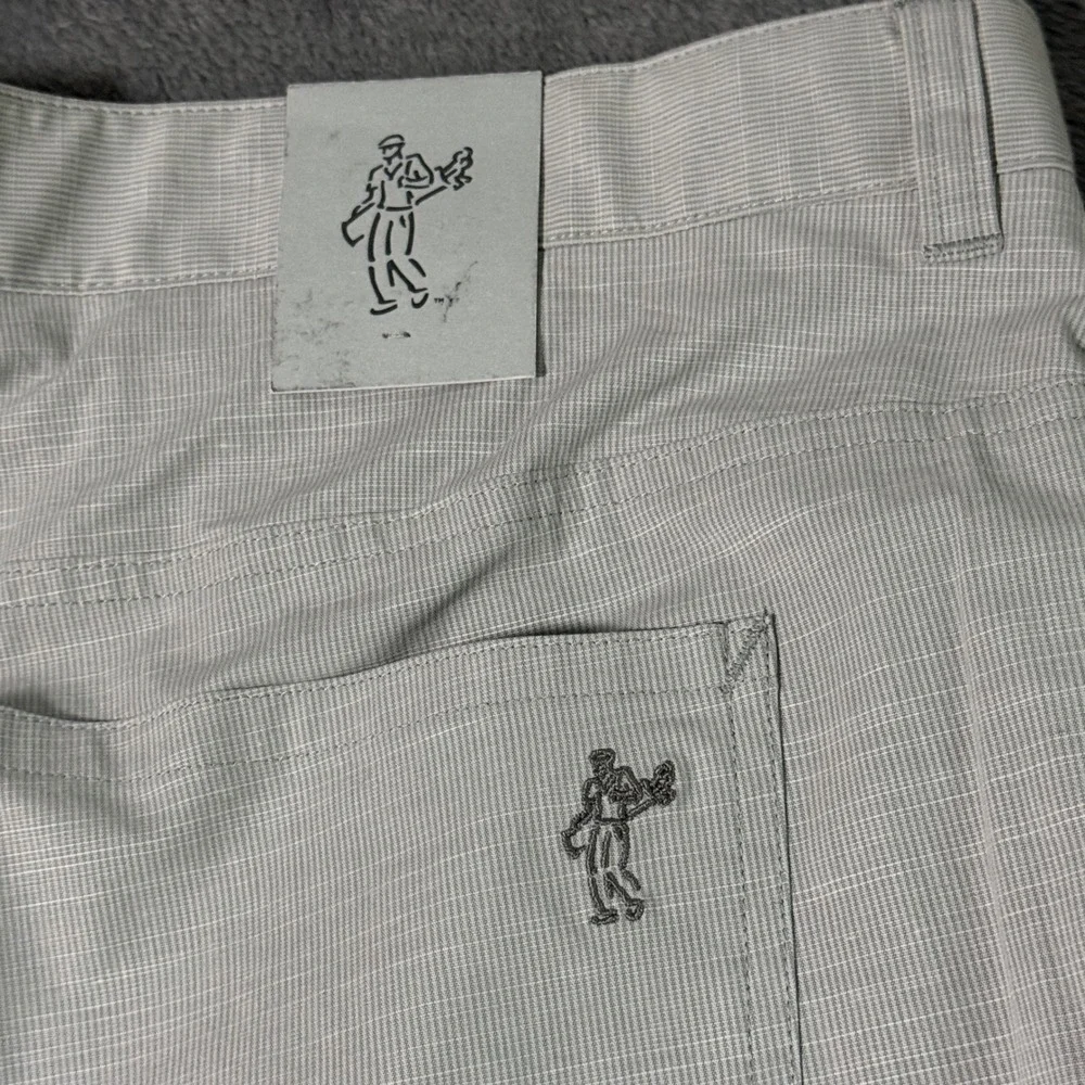 Ashworth Golf Pants Mens 38 Medium Grey Micro Check AM6153S6 NWT New